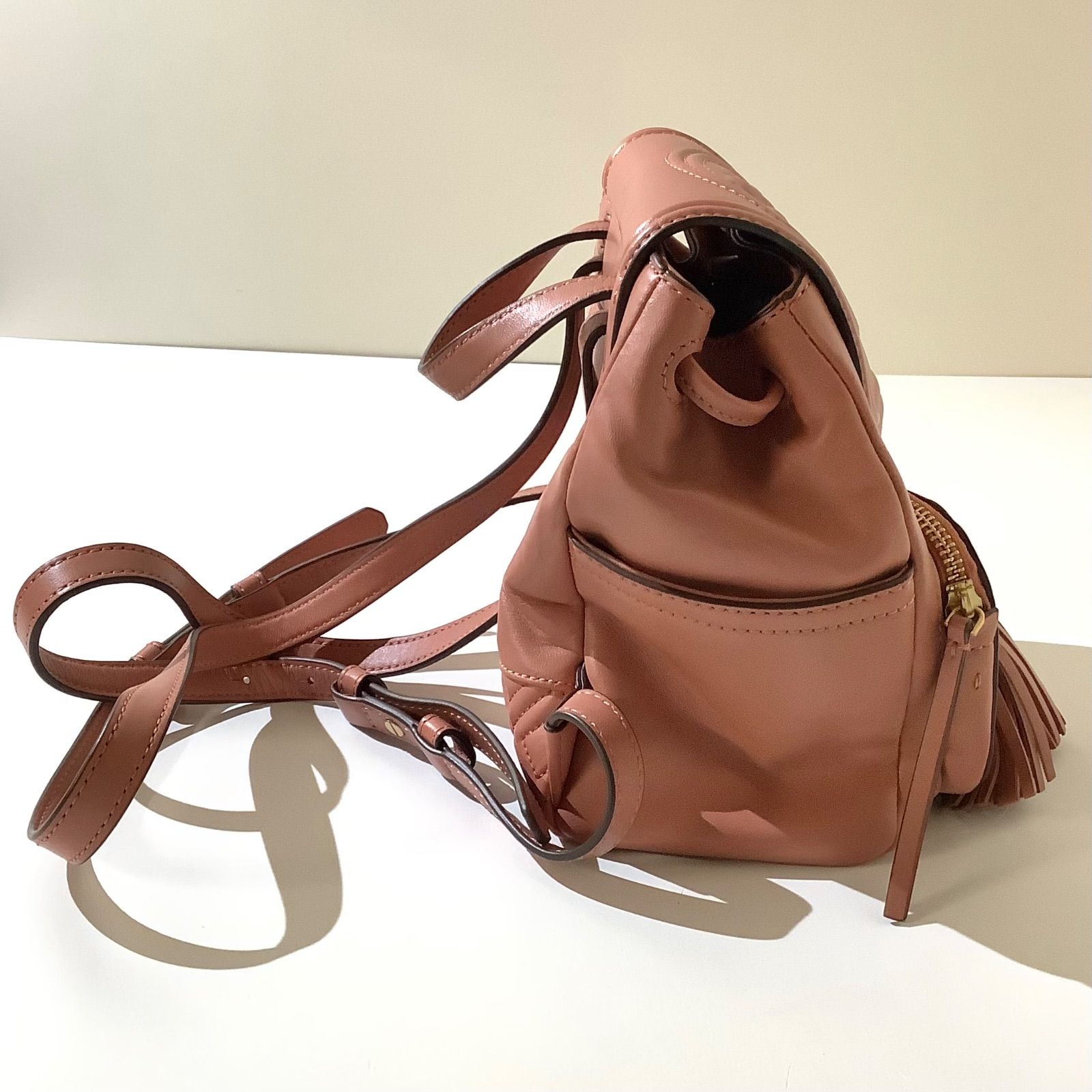 トリーバーチレザーチェーンミニリュック Tory Burch☆トリーバーチ☆ミニリュック（ミニバッグ、チェーン