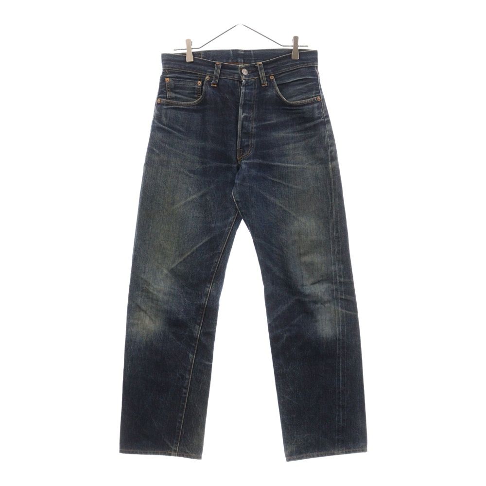 Levi's (リーバイス) 90s 復刻 501XX ボタン裏 555 ビッグE バレンシア工場 ストレート デニムパンツ インディゴ