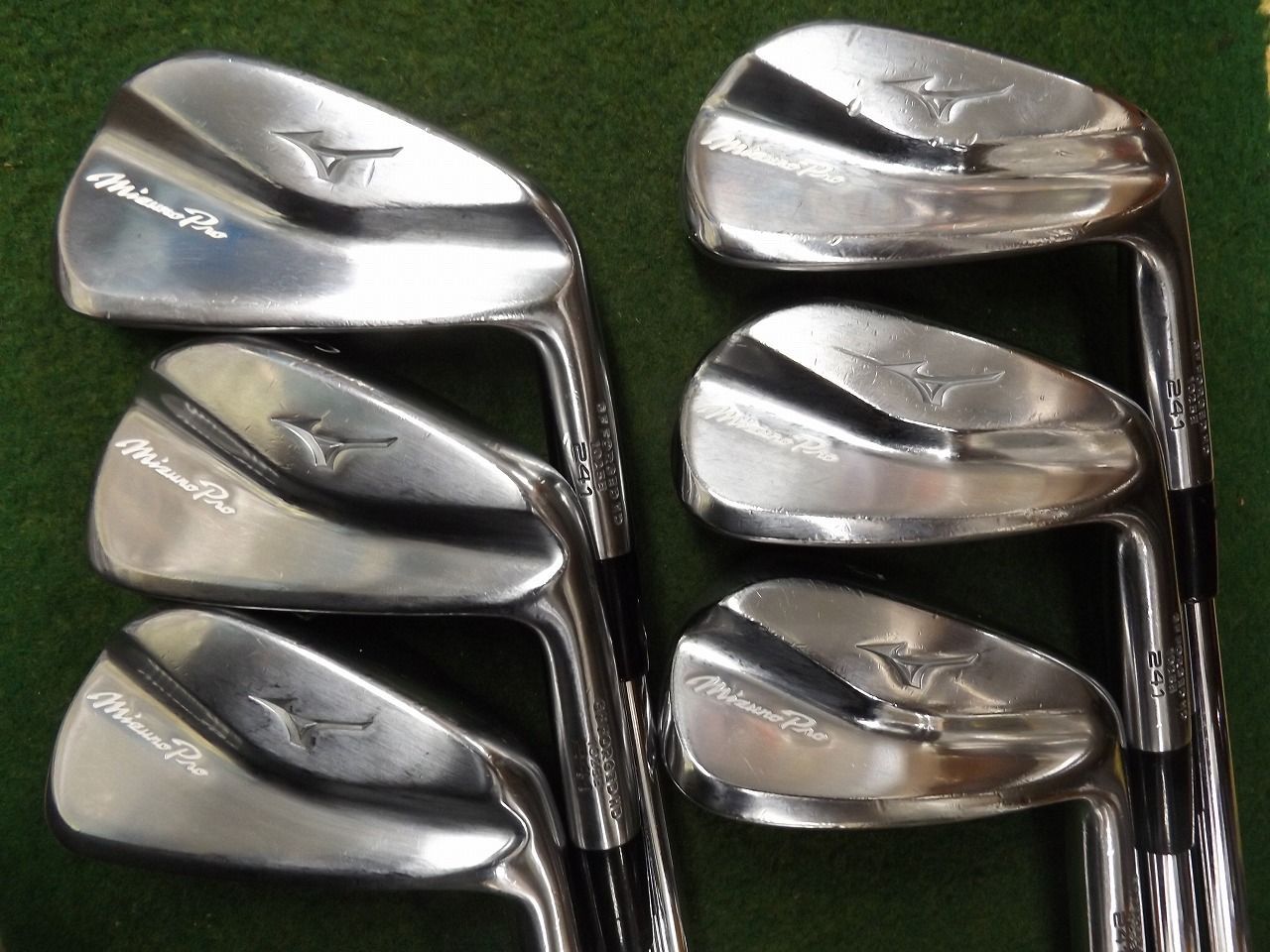 【美品】ミズノプロ221 アイアン 6本セット（5番〜PW）DG120 S200 221 アイアン(6本セット) ダイナミックゴールド HT(アイアン