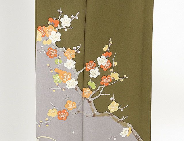 単衣 訪問着 新品 仕立て上がり 正絹 単衣 染色作家 二代目