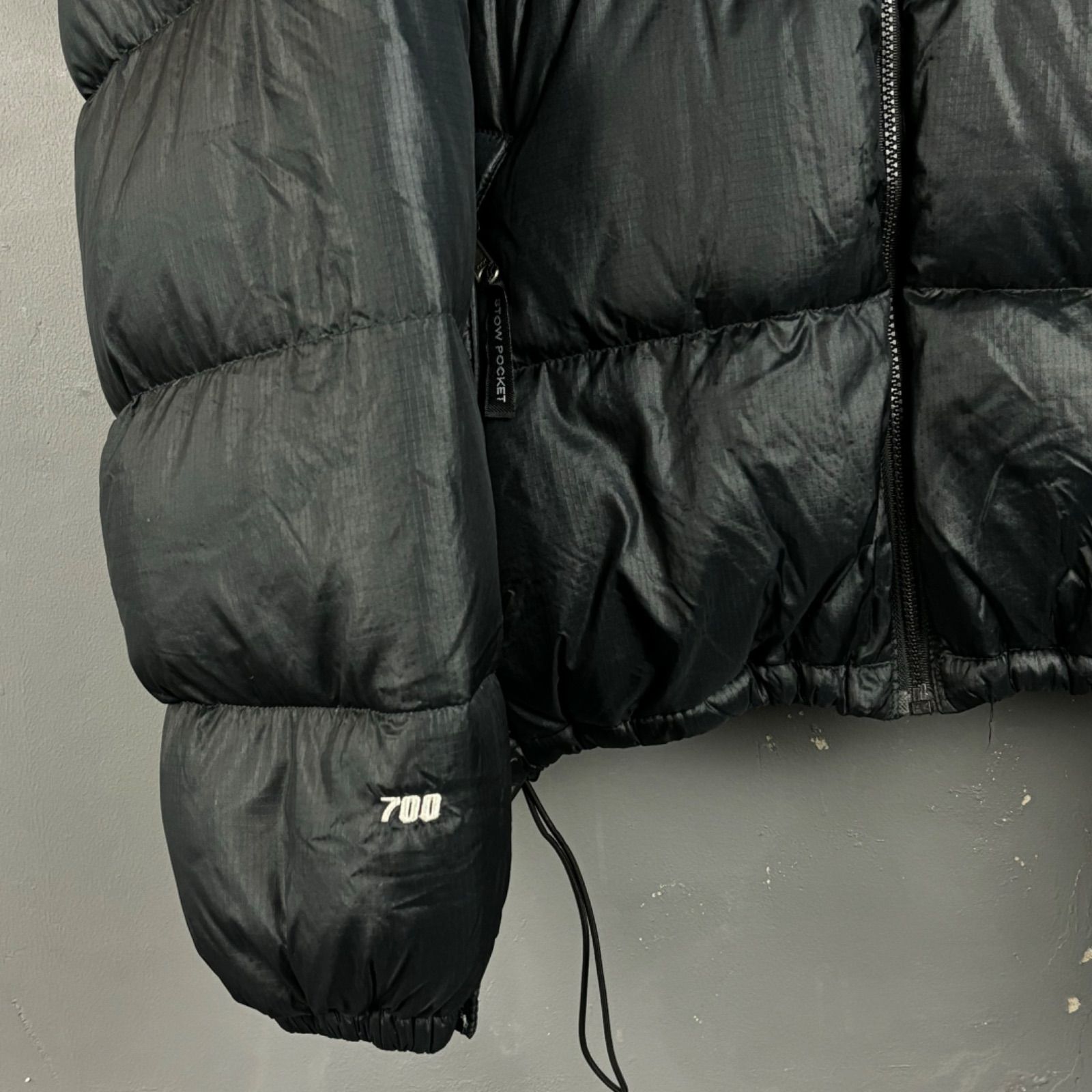 THE NORTH FACE 700Fill Down Jacket Nuptse ザノースフェイス 700フィル ダウンジャケット ヌプシ ブラック 黒 L