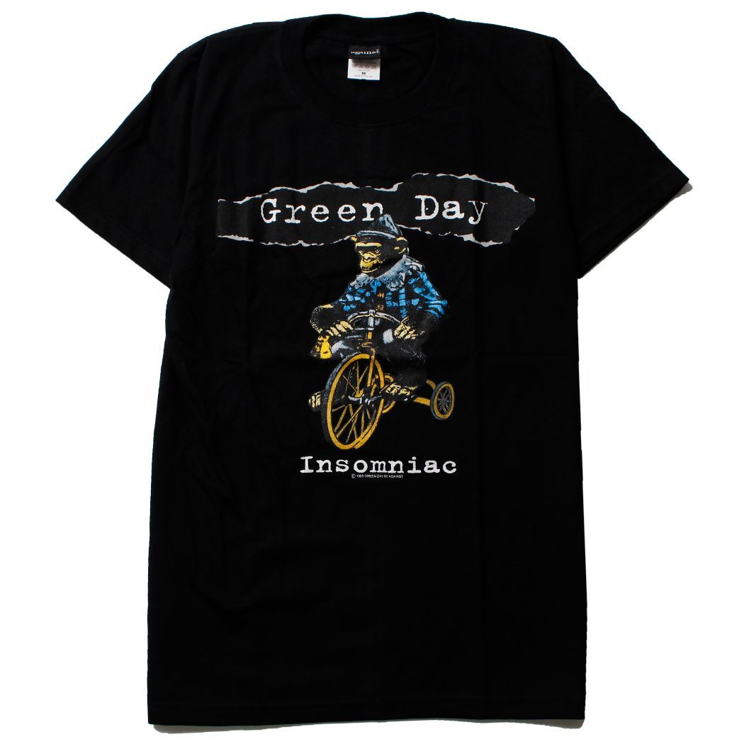 専用 Green Day グリーンデイInsomniac バンドTシャツ 90年代 90s グリーンデイ アメリカ製 音楽 ミュージック 緑 半袖