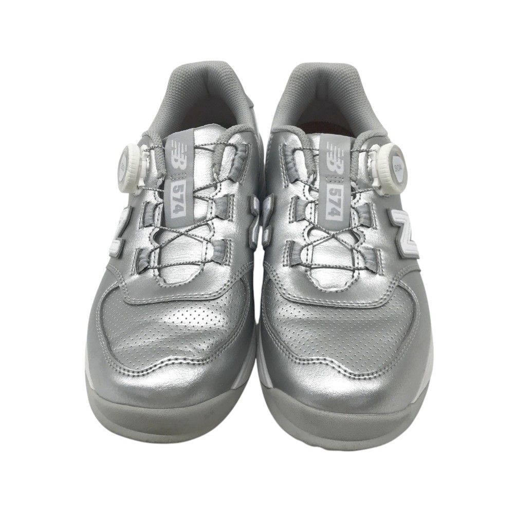NEW BALANCE GOLF ニューバランス WGBS574D ゴルフシューズ  シルバー系 23 [240101448218] ゴルフウェア レディース ストスト NEW BALANCE GOLF ニューバランス WGBS574D ゴルフシューズ