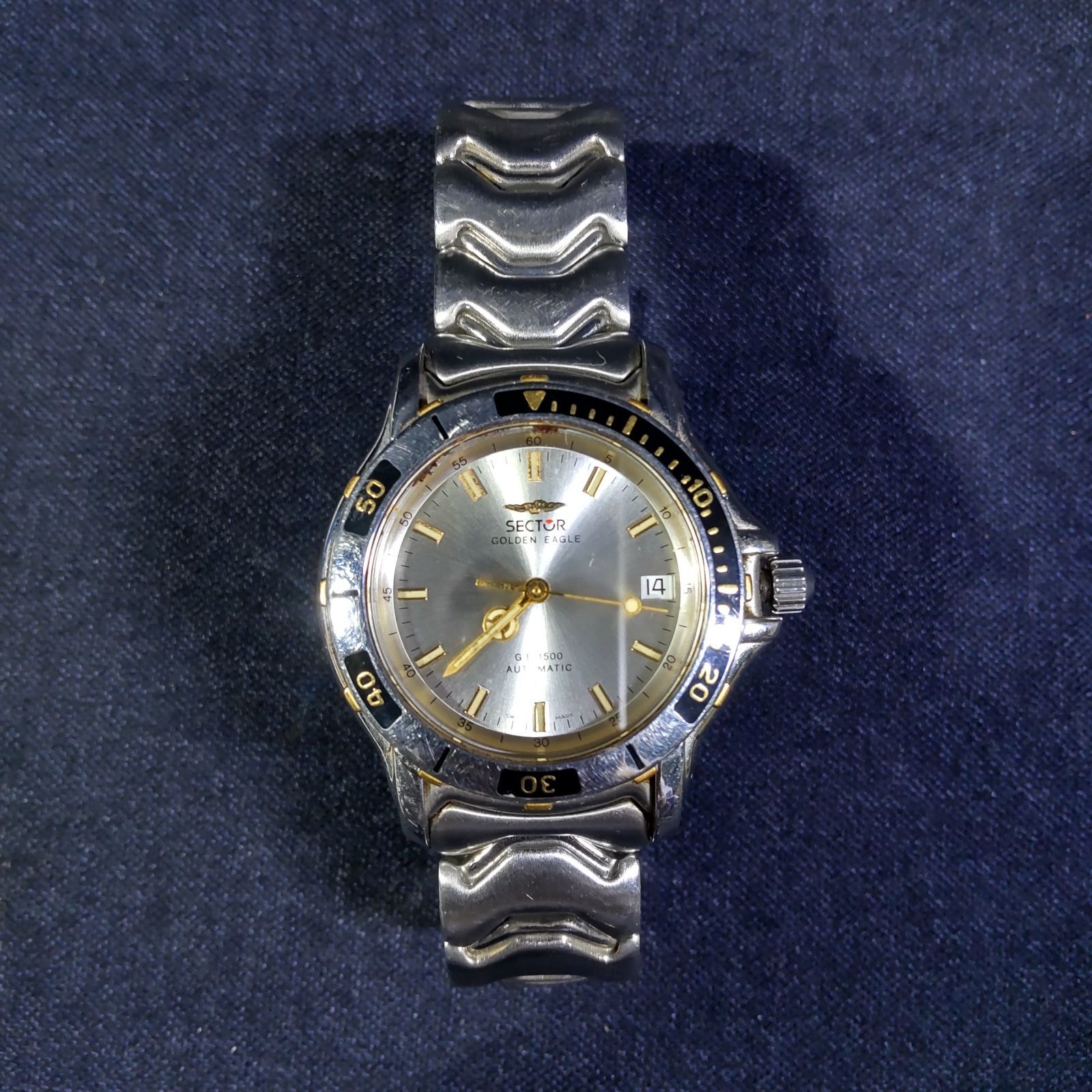 不動・ジャンク品】SECTOR セクター メンズ 腕時計 シルバー L772 
