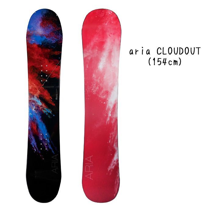 【130】新品未使用 ボード アリア クラウドアウト Aria Cloudout スノーボード 板 154cm メルカリ