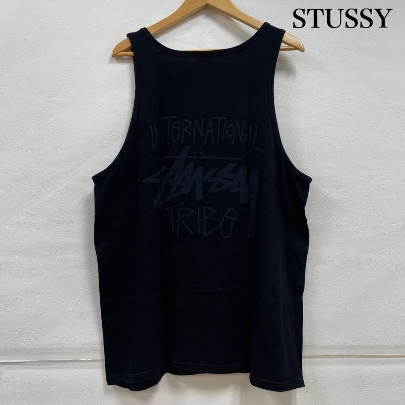 STUSSY タンクトップ ノースリーブ ワールドツアー ラスタ 両面 STUSSY タンクトップ ノースリーブ ワールドツアー ラスタ 両面