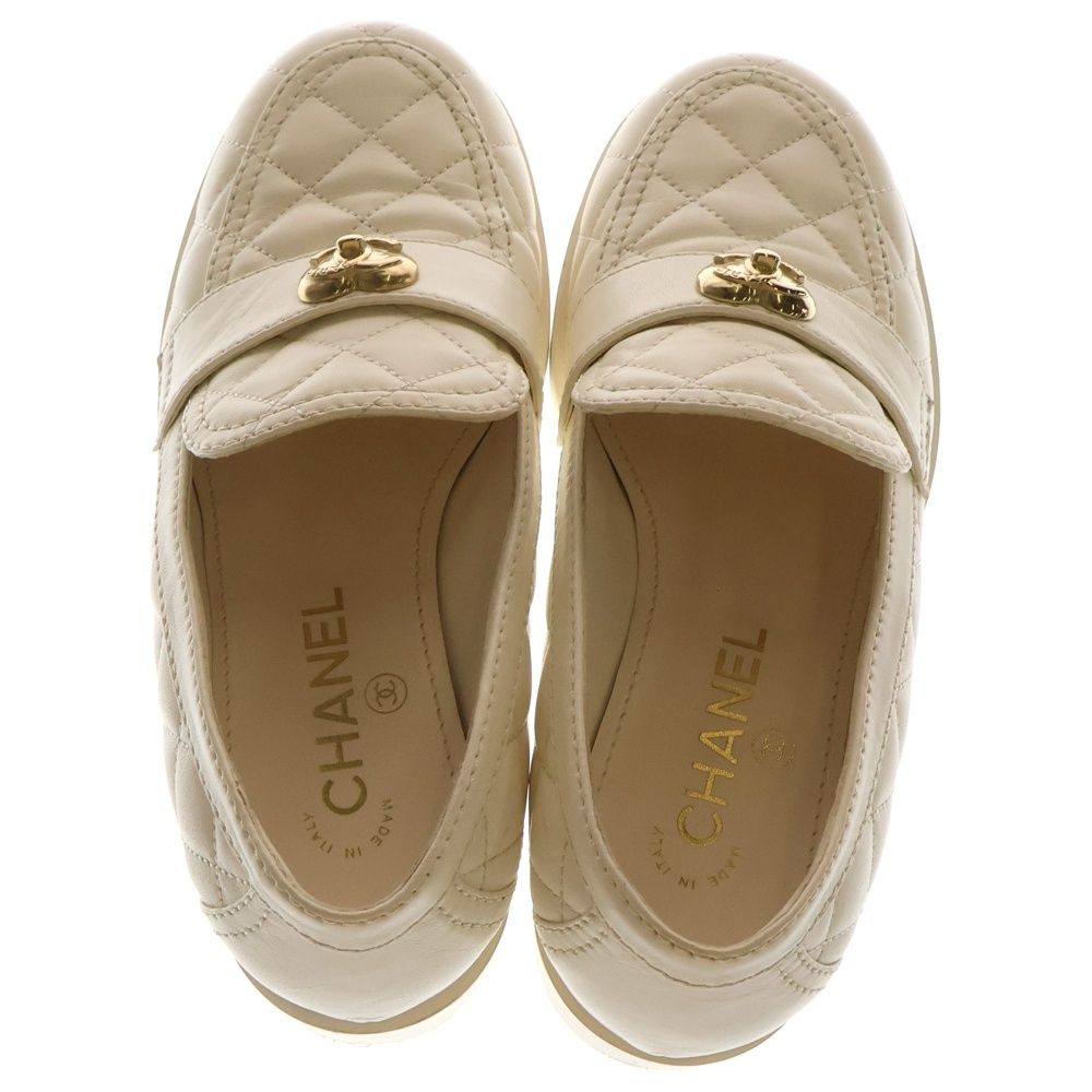 CHANEL シャネル ターンロックココマーク ローファー CHANEL (シャネル) ココマーク ハートターンロック キルティング
