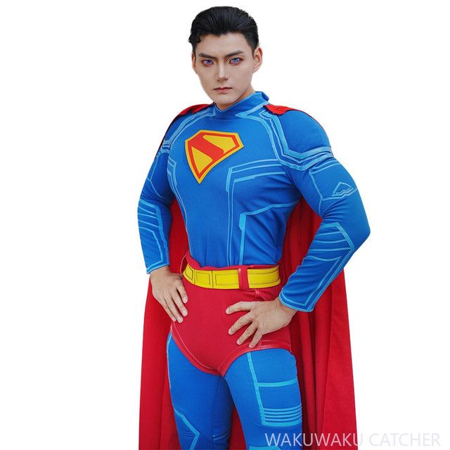 スーパーマン　コスチューム　ハロウィン　大人用 Amazon.co.jp: ハロウィン コスプレ スーパーマン 服 衣装 大人