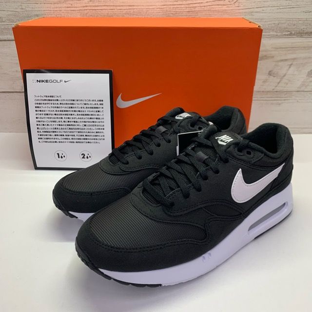 未使用 NIKE AIR MAX 1 ’86 OG GOLF BLACK/WHITE 26.5cm DV1403-010 ナイキ エアマックス1  ゴルフ ブラック ホワイト スニーカー 【X0066-001】□