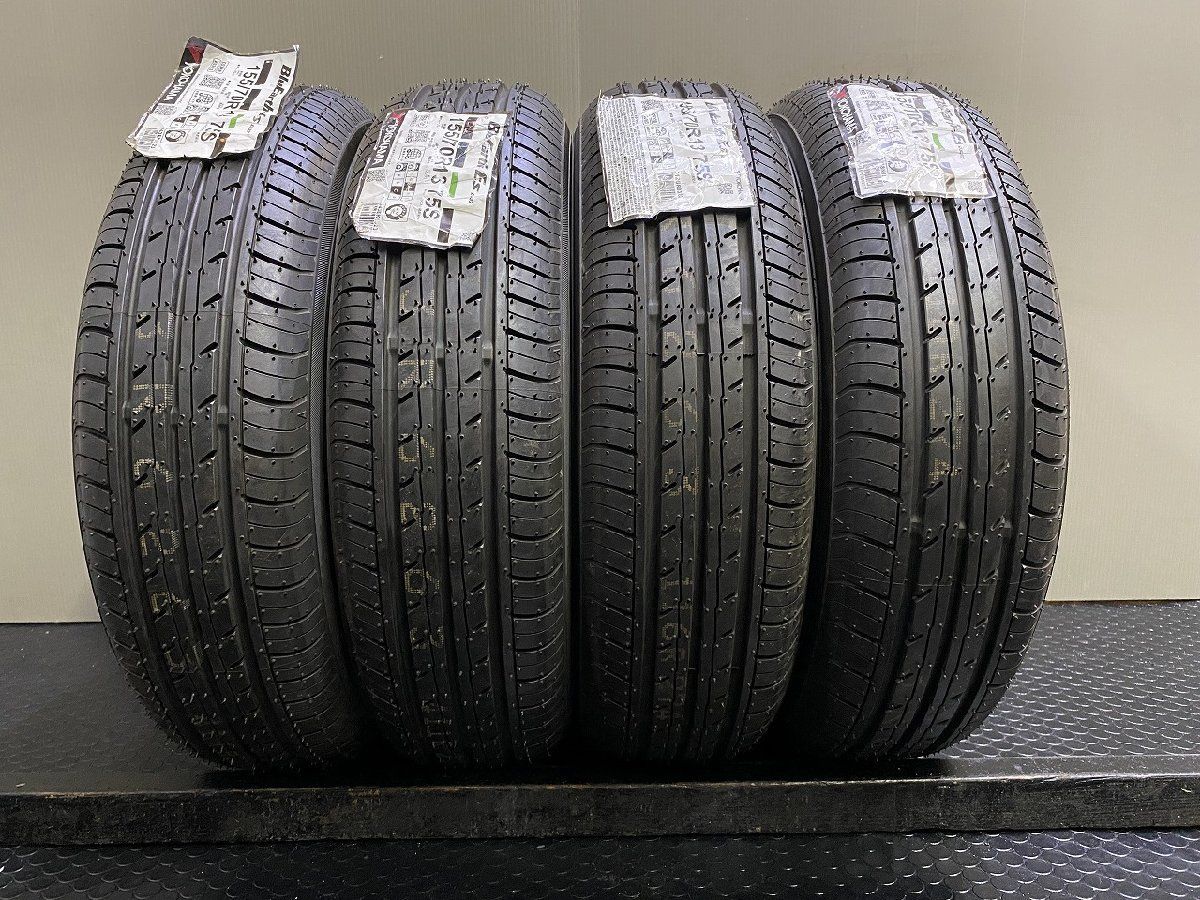 製 YOKOHAMA BluEarth-Es ES32 155 70R13 75S 13インチ 夏タイヤ 4本 ピクシスエポック ミライース エブリィ等 VTP236