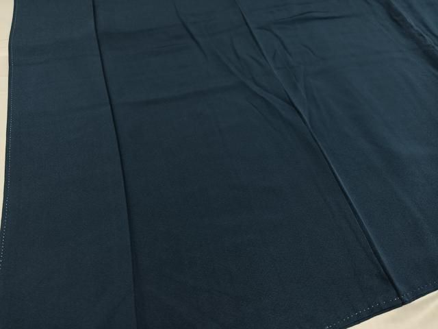 平和屋着物●上質な色無地 藍鉄色 正絹 AABC2552ph NICORILABO_COM