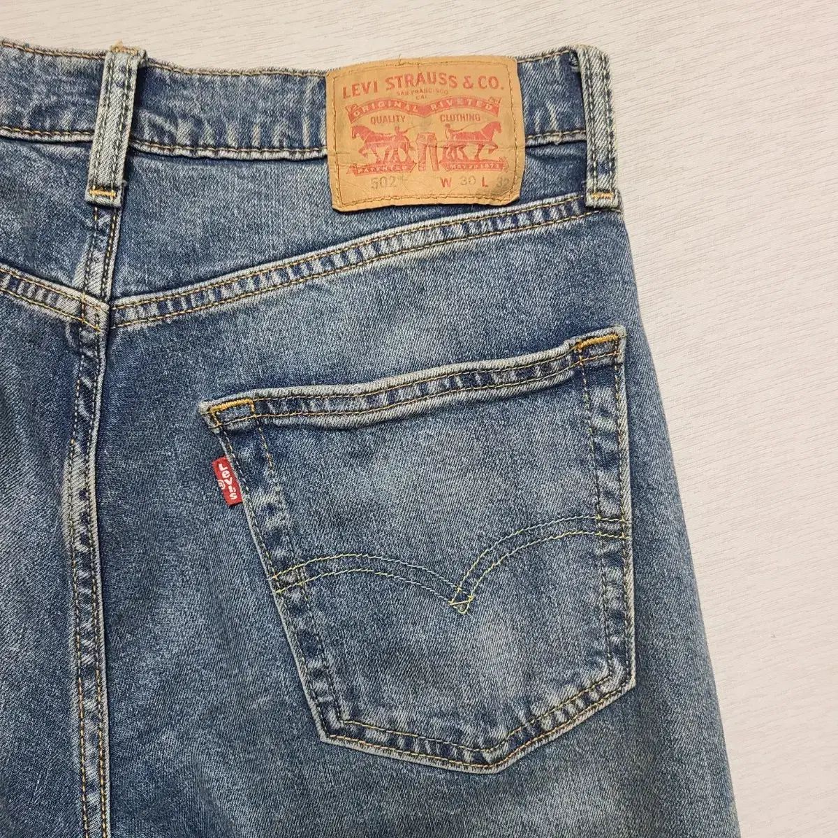 -リーバイス 502 ウォッシング デニムパンツ メンズ 30 インチ ― 0228