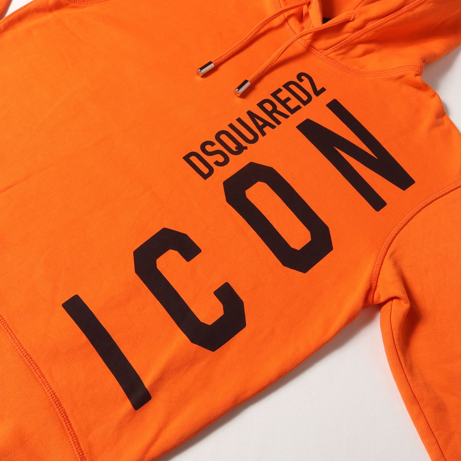 ディースクエアード　フルジップパーカー オレンジ系 DSQUARED2 ディースクエアード パーカー オレンジ サイズ:S