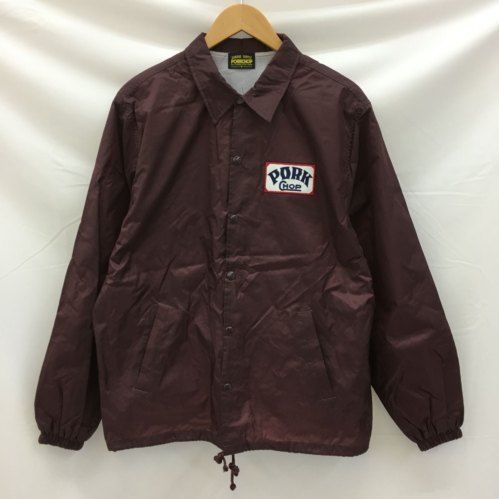 ポークチョップ ガレージ サプライ コーチ ジャケット　MAROON M ポークチョップ ガレージ サプライ/ボア コーチ ジャケット MAROON M