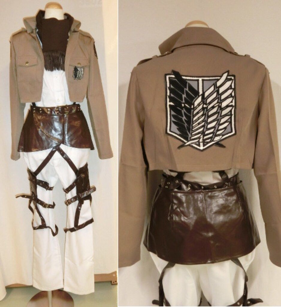 サークル製 調査兵団 進撃の巨人 調査兵団 ミカサセット(未着用・女性L