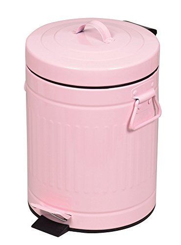 ピンク パール金属 ゴミ箱 ふた付き ペダル ペール 5L クラウス ピンク HB-2216