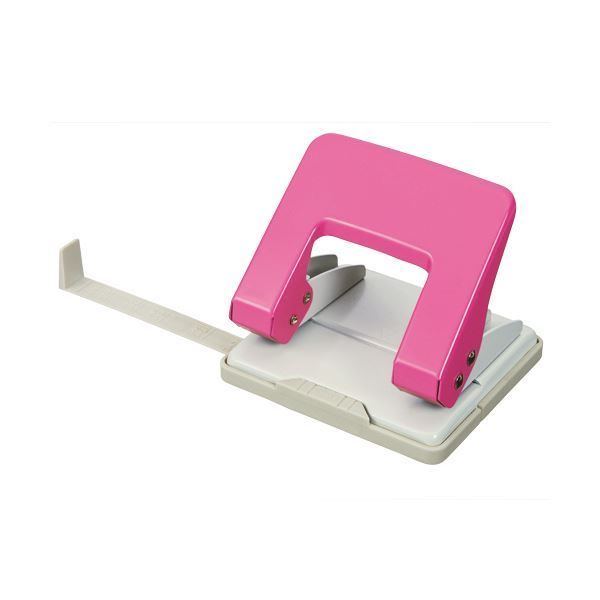 まとめ TANOSEE 2穴パンチ 20枚穿孔ピンク 1台