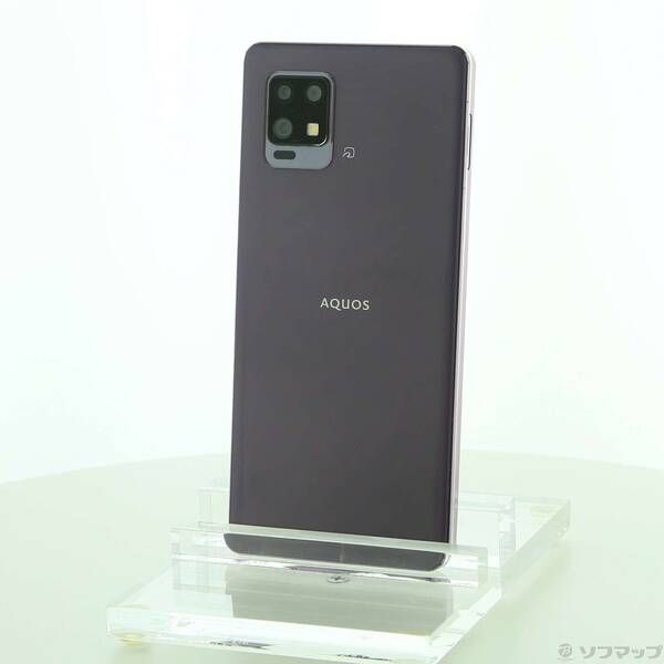 K427 SoftBankSIMフリー　AQUOS zero6 A102SH 中古品〕 AQUOS zero6 128GB パープル A102SH Softbank SIM