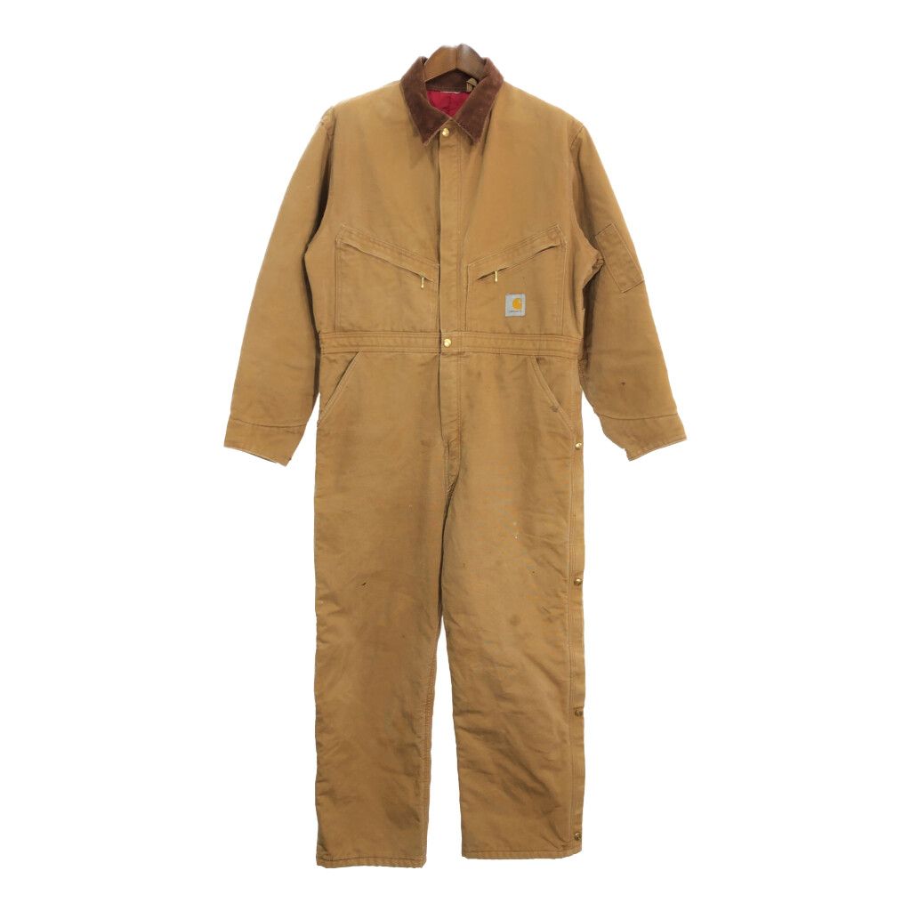 Carhartt カーハート オールインワン ブラウン (メンズ L相当) 中古 古着 R1281