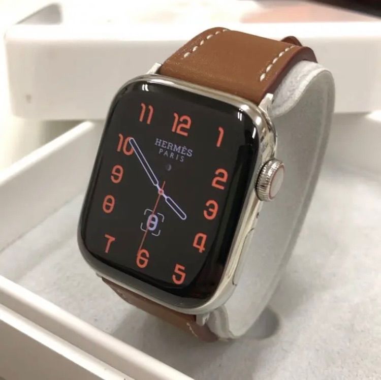 価格変更させていただきましたApple Watch エルメス シリーズ7 41mm本体 レザーストラップ