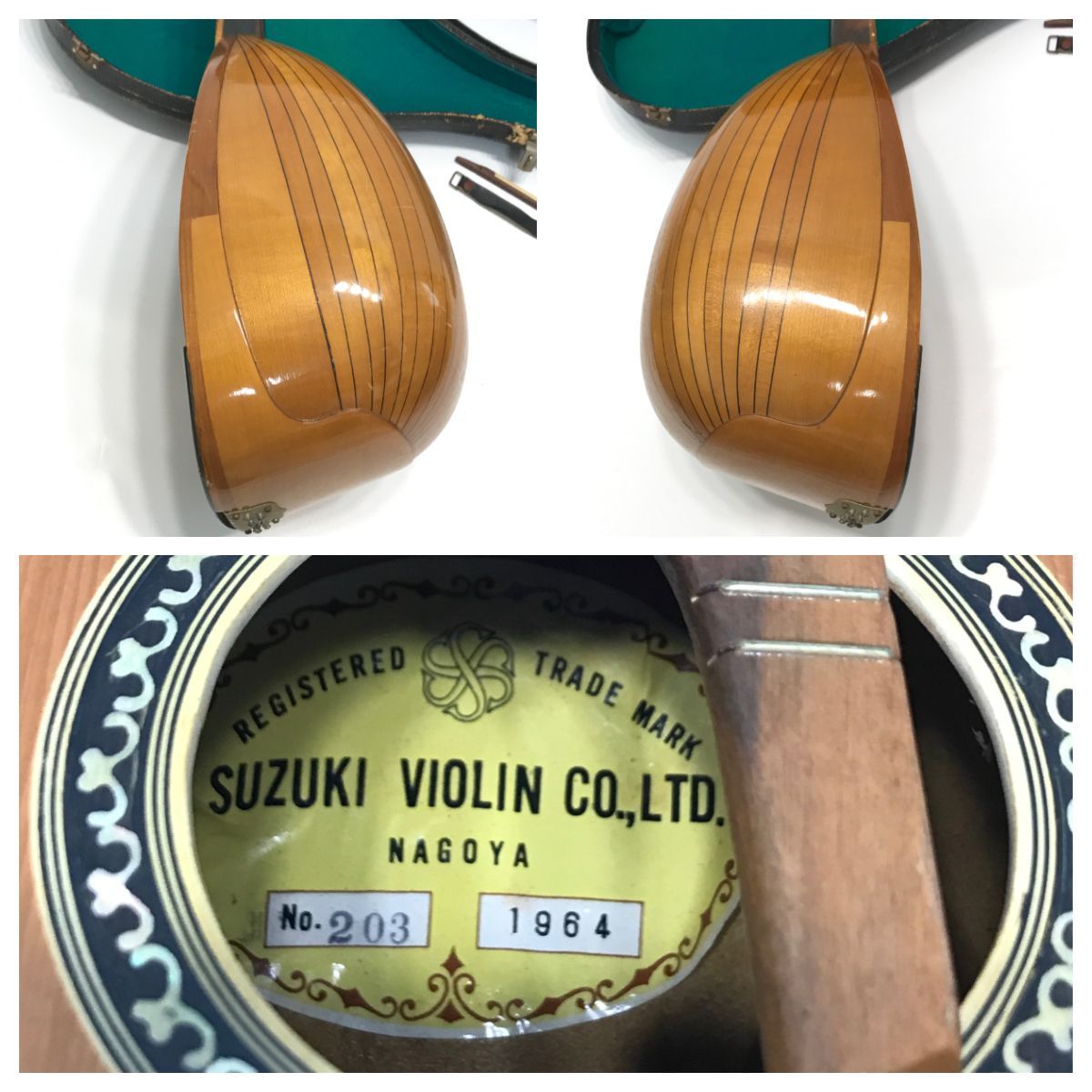 スズキ バイオリン SUZUKI VIOLIN ヴィンテージ マンドリン No.203