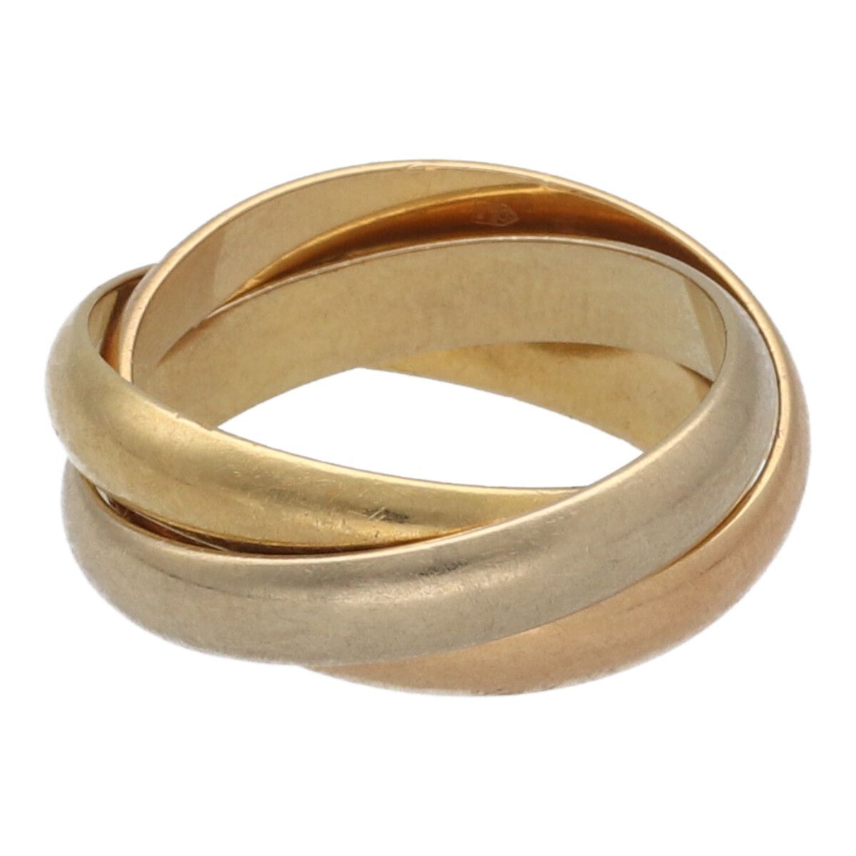 中古】 Cartier カルティエ クラシック トリニティ リング 54