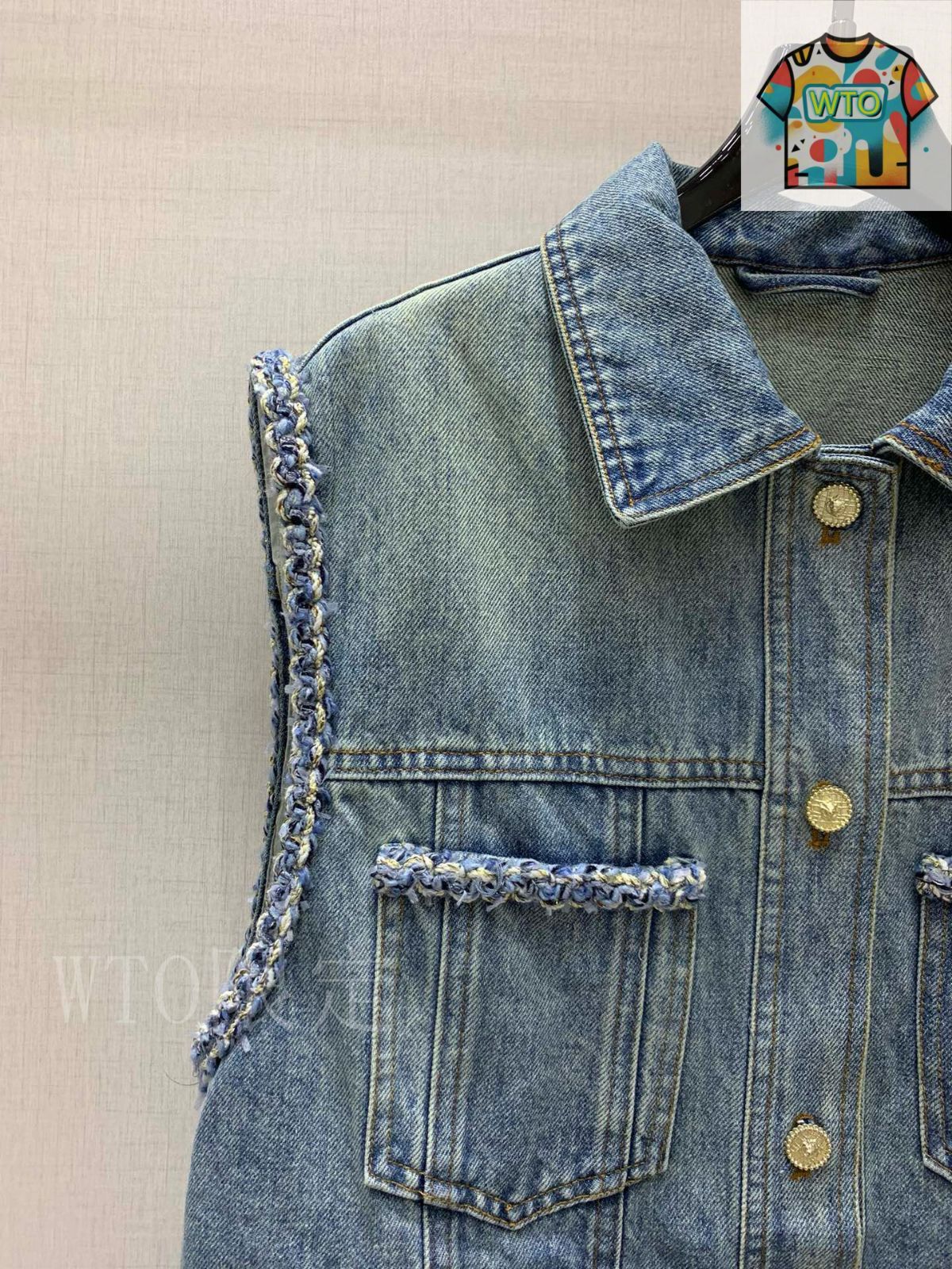 今日特価】Chanel Denim Vest / シャネル デニムベスト - メルカリ