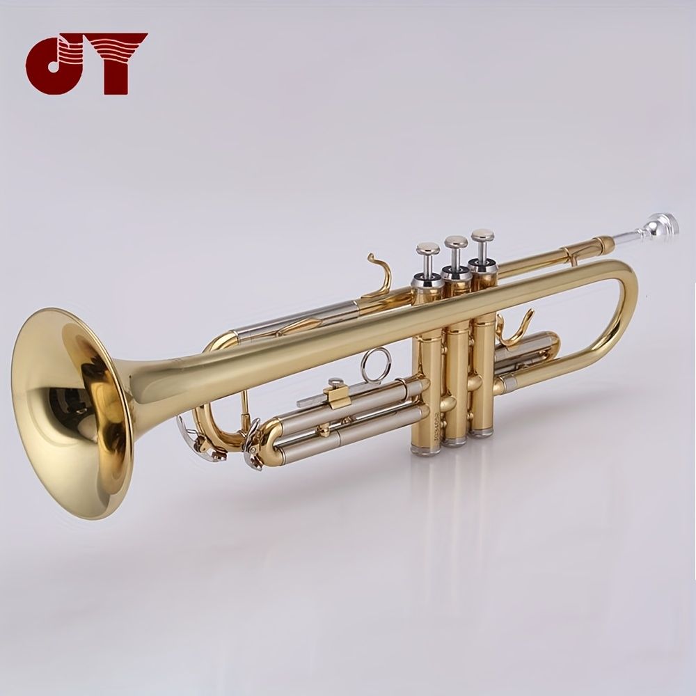新着商品 JY プロフェッショナル B-フラット トランペット 白銅製 2色仕上げ バックパック付き シルバープレート マウスピース クリーニングキット付き 向けギフトセットiaD