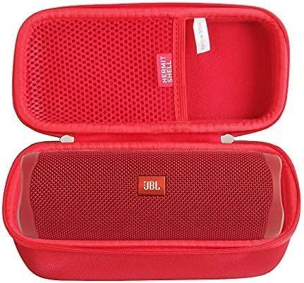 Hermitshell 専用保護収納ケース対応JBL Flip6/JBL Flip5 Bluetoothスピーカー (レッド)