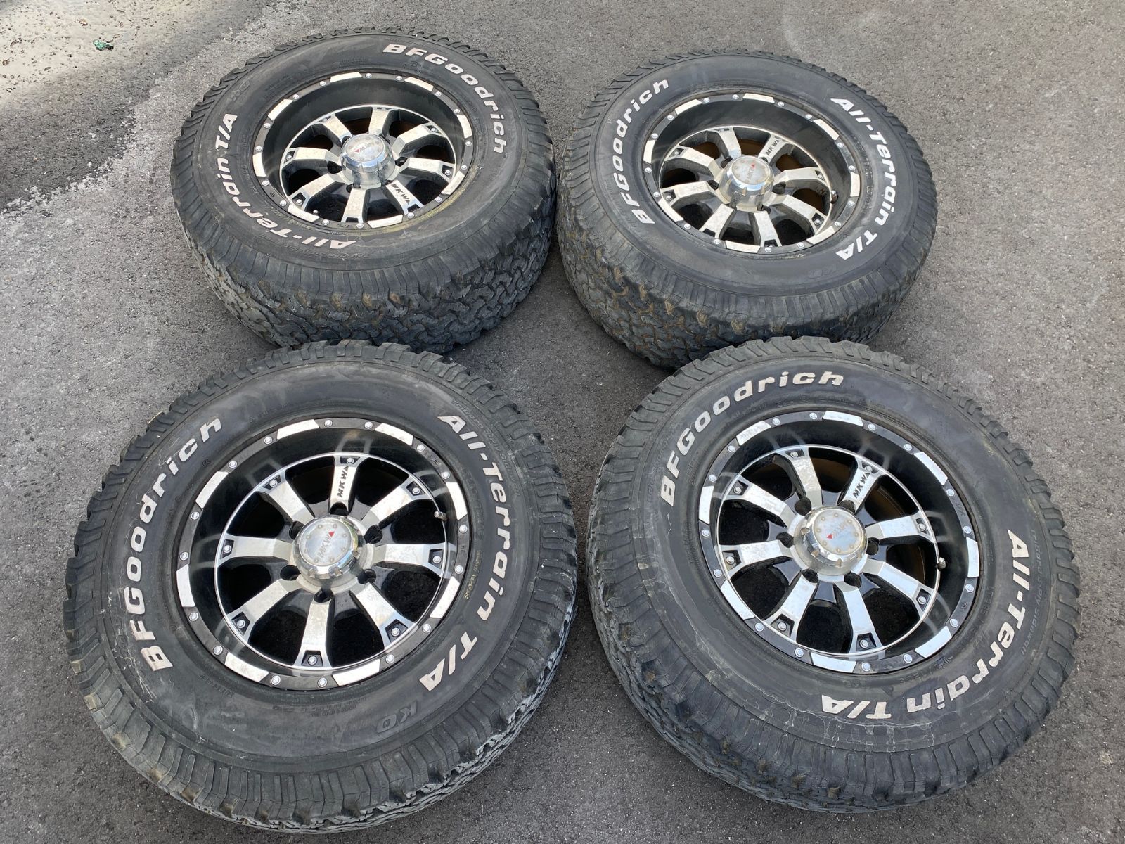 MKW １６インチアルミホイール ET-0 BFG AT 265|75R16 ランクル プラド