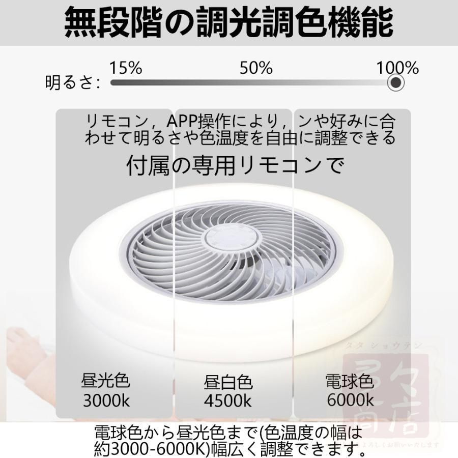 シーリングファンライト led