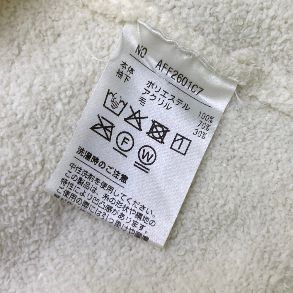 サイズ：L AND PER SE アンパスィ  ハイネック ウール混 ニットセーター  ホワイト系 [240101435079] ゴルフウェア レディース ストスト サイズ：L AND PER SE アンパスィ ハイネック ウール混 ニット