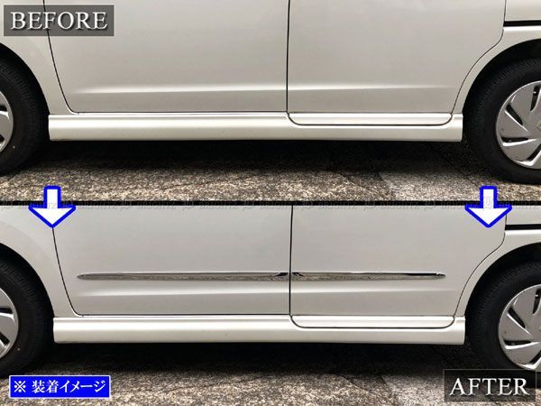 ベンツ　Ｂクラス　Ｗ２４６ 　メッキモール・金具付　ドア バイザー ベンツ W245 Bクラス B170 B180 B200 ドアバイザー