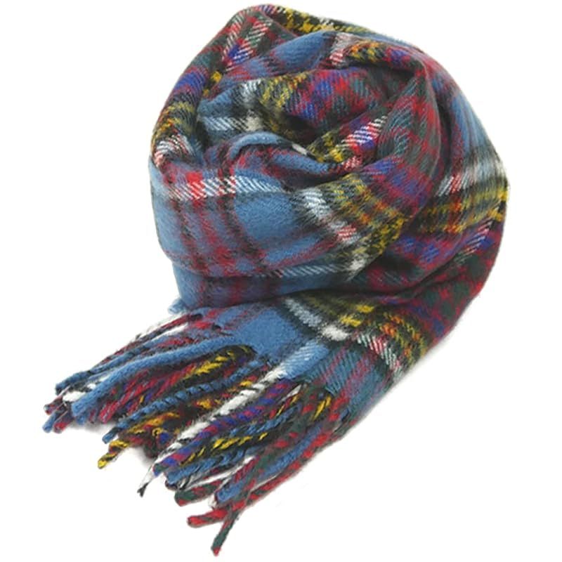 ロキャロン] 英国スコットランド製 マフラー ラムズウール100