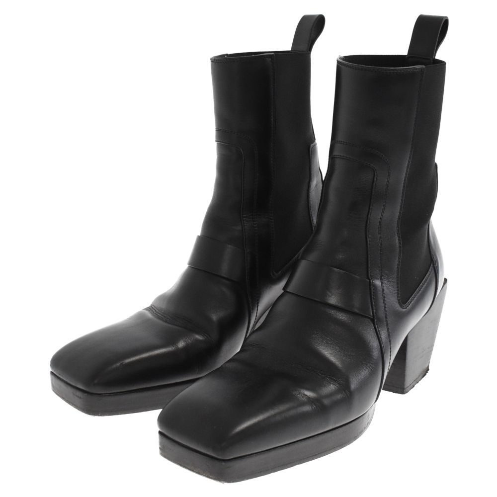 Rick Owens (リックオウエンス) 22AW HEELED SLIVER レザーヒール