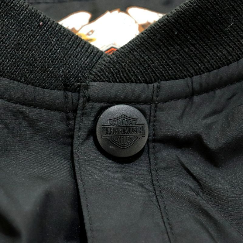 90s vintage HARLEY DAVIDSON ワンポイント プルオーバー ナイロン