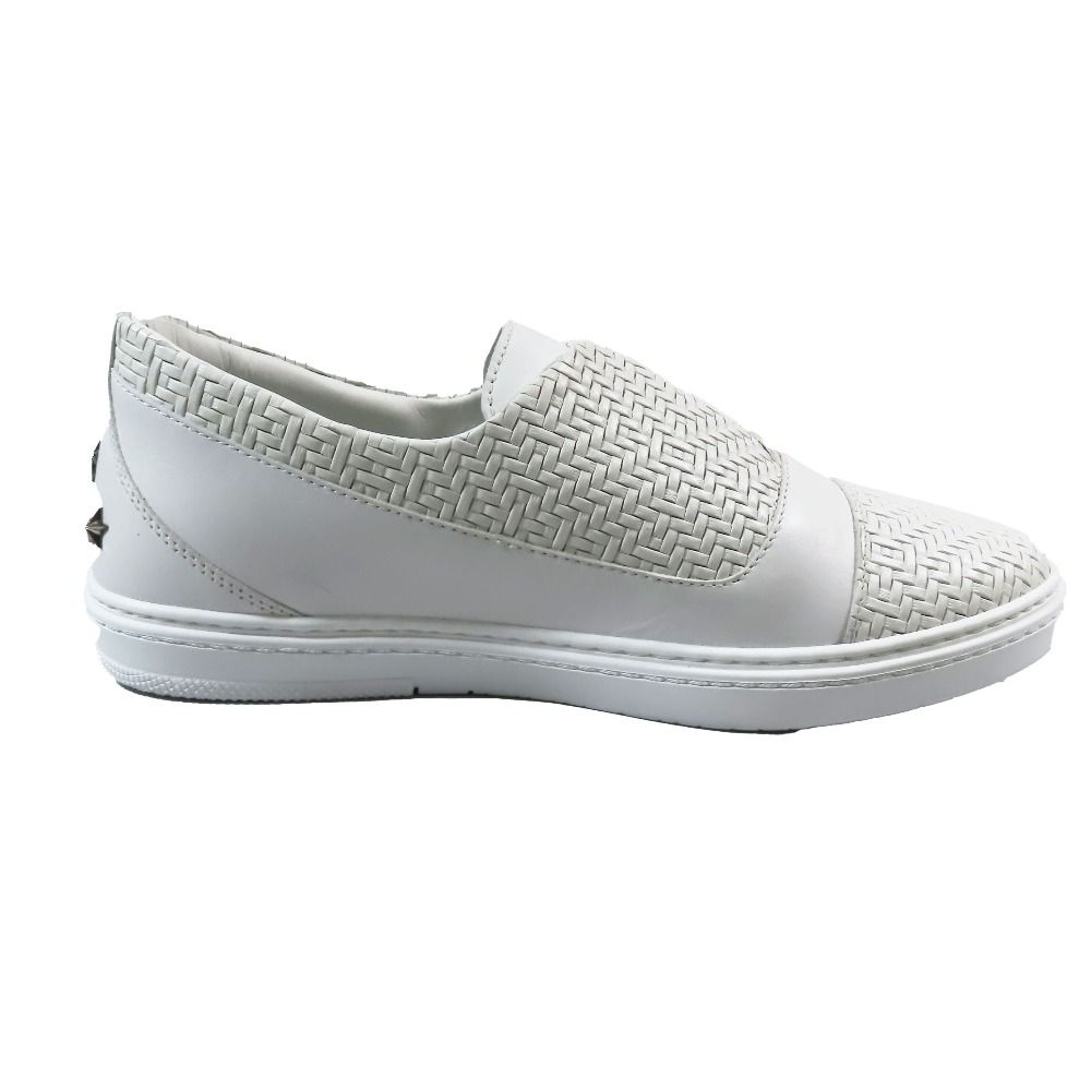 未使用 JIMMY CHOO ジミーチュウ CASPIAN メッシュレザー スニーカー  