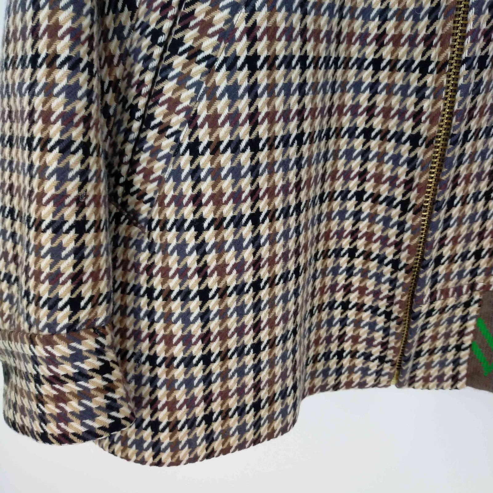 カラー kolor 20AW ガンクラブチェック 千鳥格子 ウールジャケット 