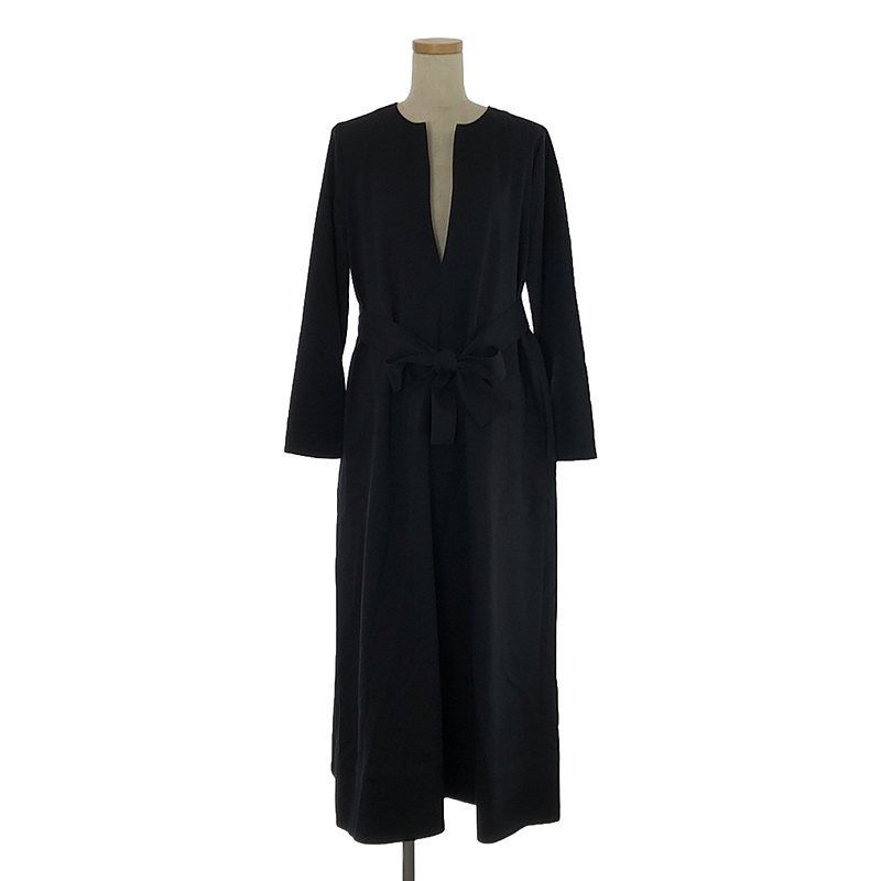 POSTELEGANT / ポステレガント | Wool Triacetate Twill Dress ウール 