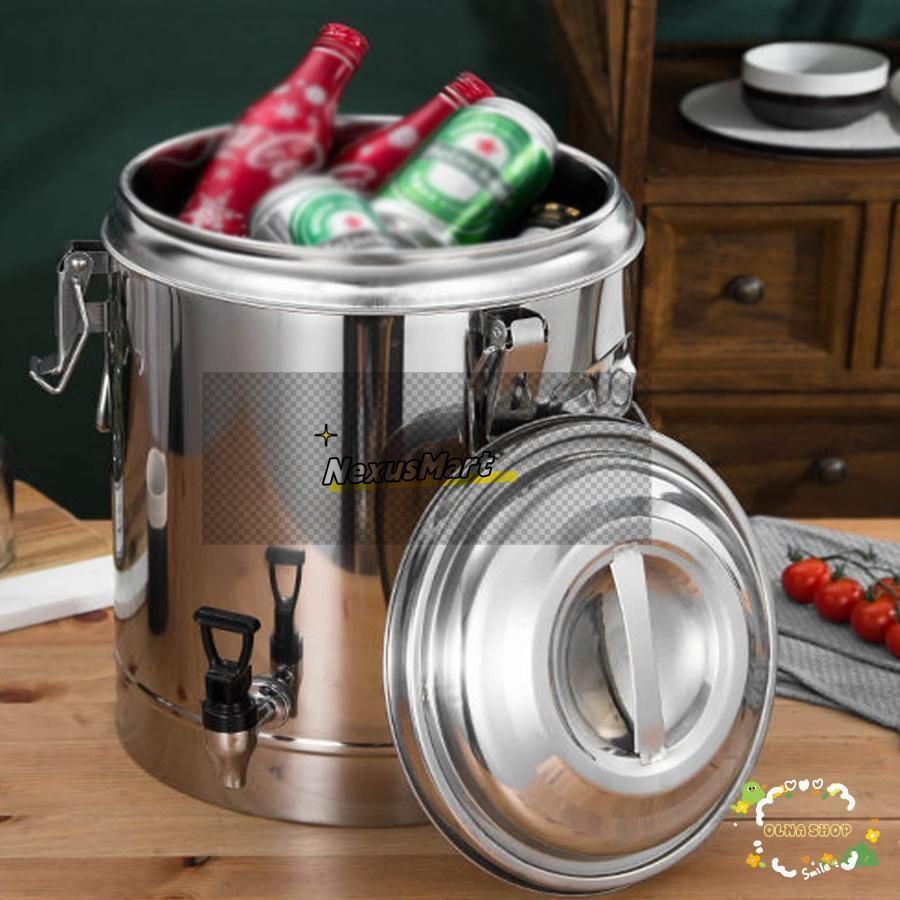 10L -100L大容量 ステンレス キーパー 蛇口付寸胴 保温・保冷 ウォータージャグ ポータブルクーラー 水飲料コーヒーミルクジ ウォータージャグ  ドリンクサーバー ジャグ タンク 保温ジャグ ステンレス断熱バケツ 断熱アイスペール 大型 ステンレス キーパー Amazon ... 10L -100L 保温・保冷 魔法瓶 大容量 ステンレス キーパー 蛇口付寸胴 ウォータージャグ ポータブルクーラー 水飲料コーヒ