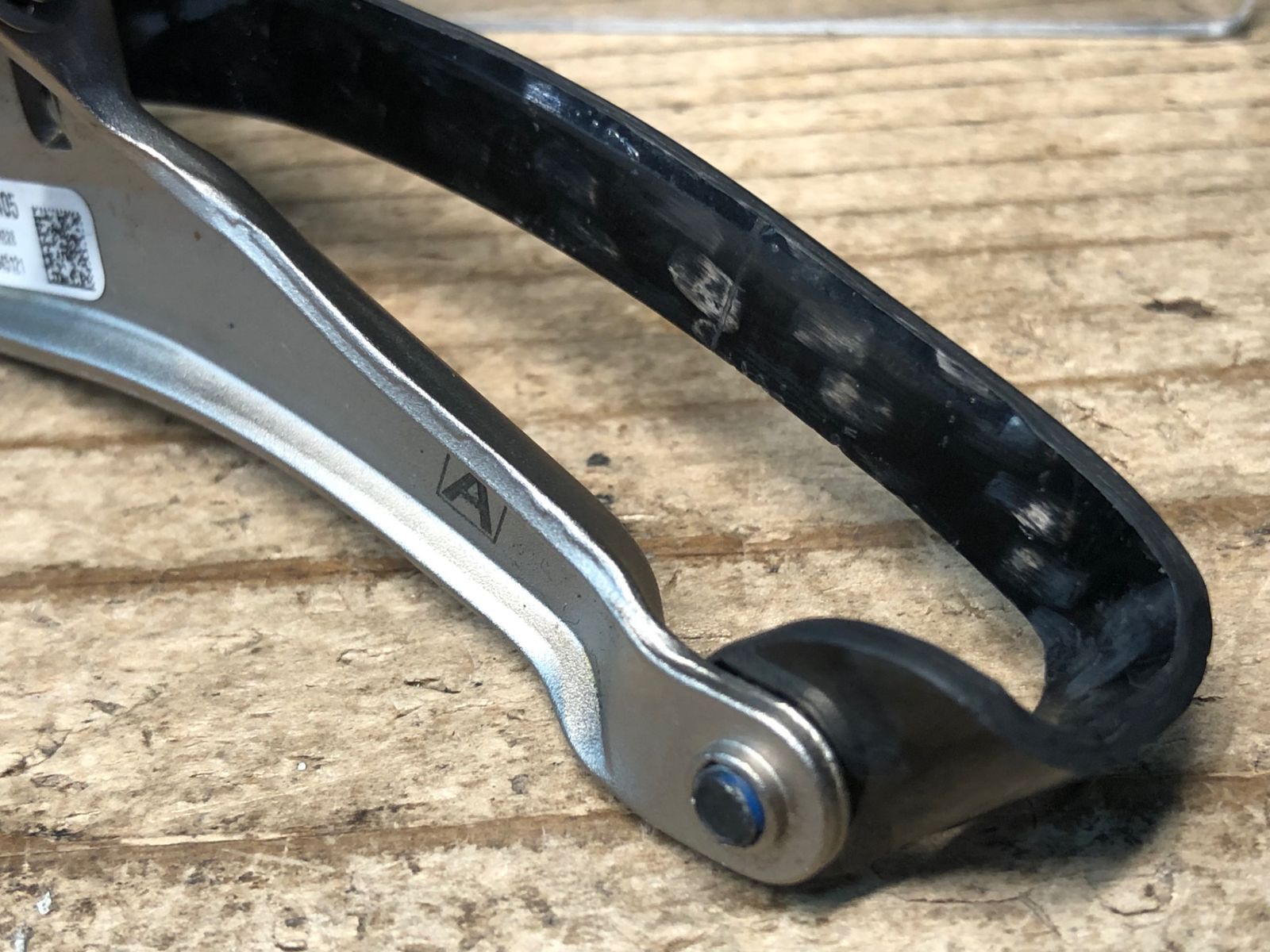 JN219 カンパニョーロ CAMPAGNOLO レコード RECORD FD15-RE28 フロントディレイラー 直付 2s BRIGHTFACE_UK