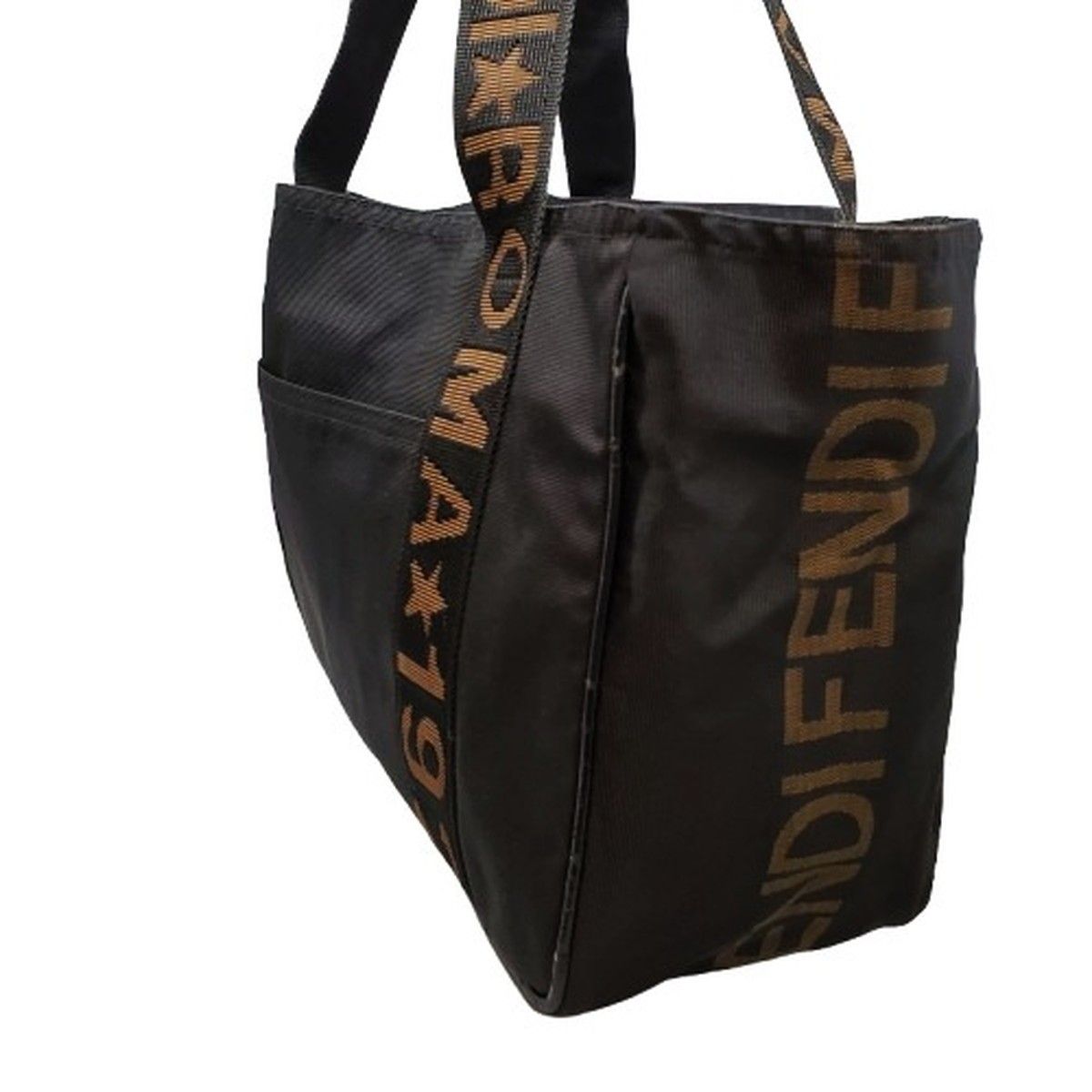 FENDI フェンディ ロゴ ナイロントートバッグ BAG 肩掛け 鞄 メンズ 