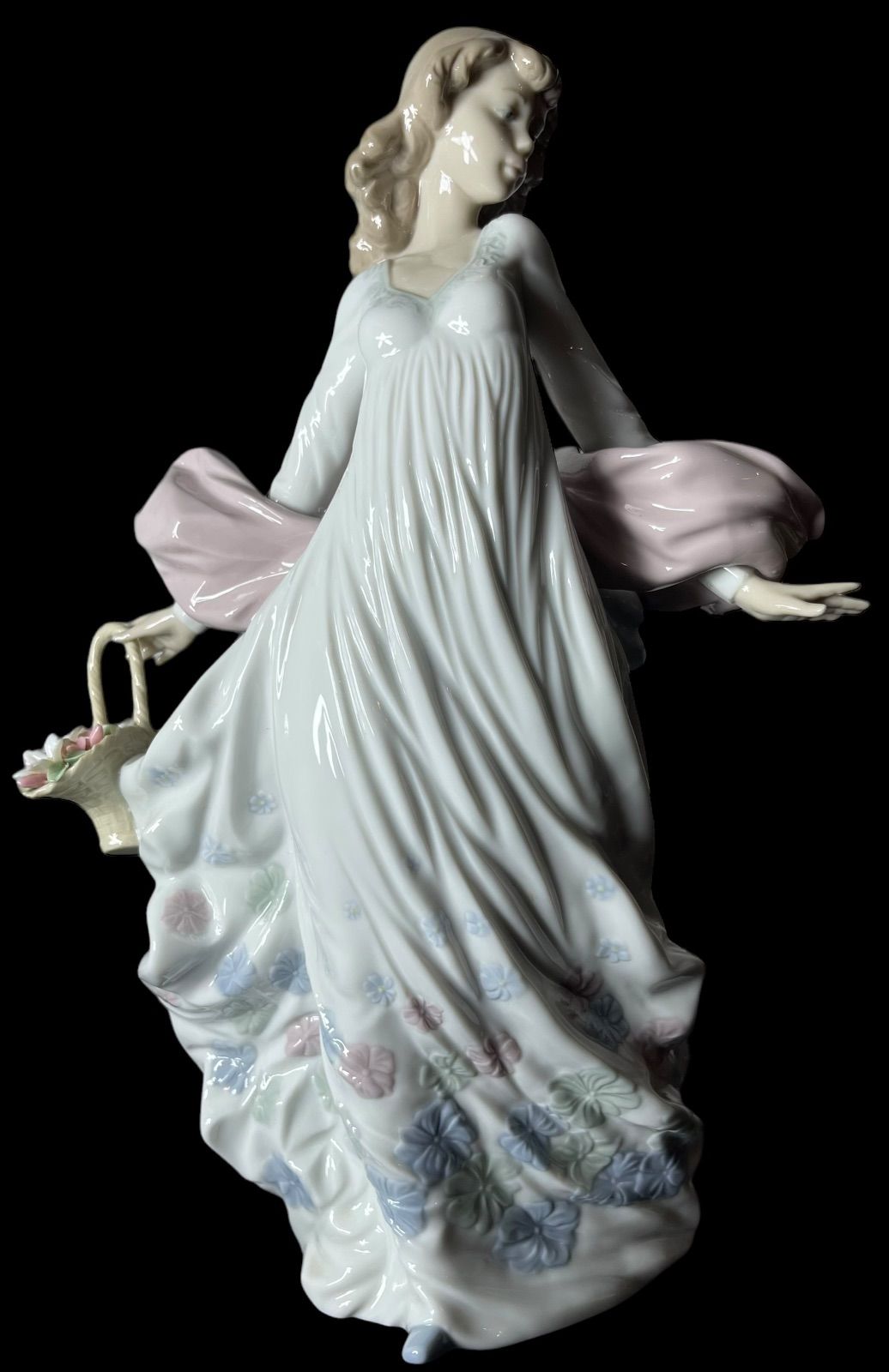 リヤドロ LLADRO 陶器 人形 置物 花と少女 春の輝き 5898 - メルカリ
