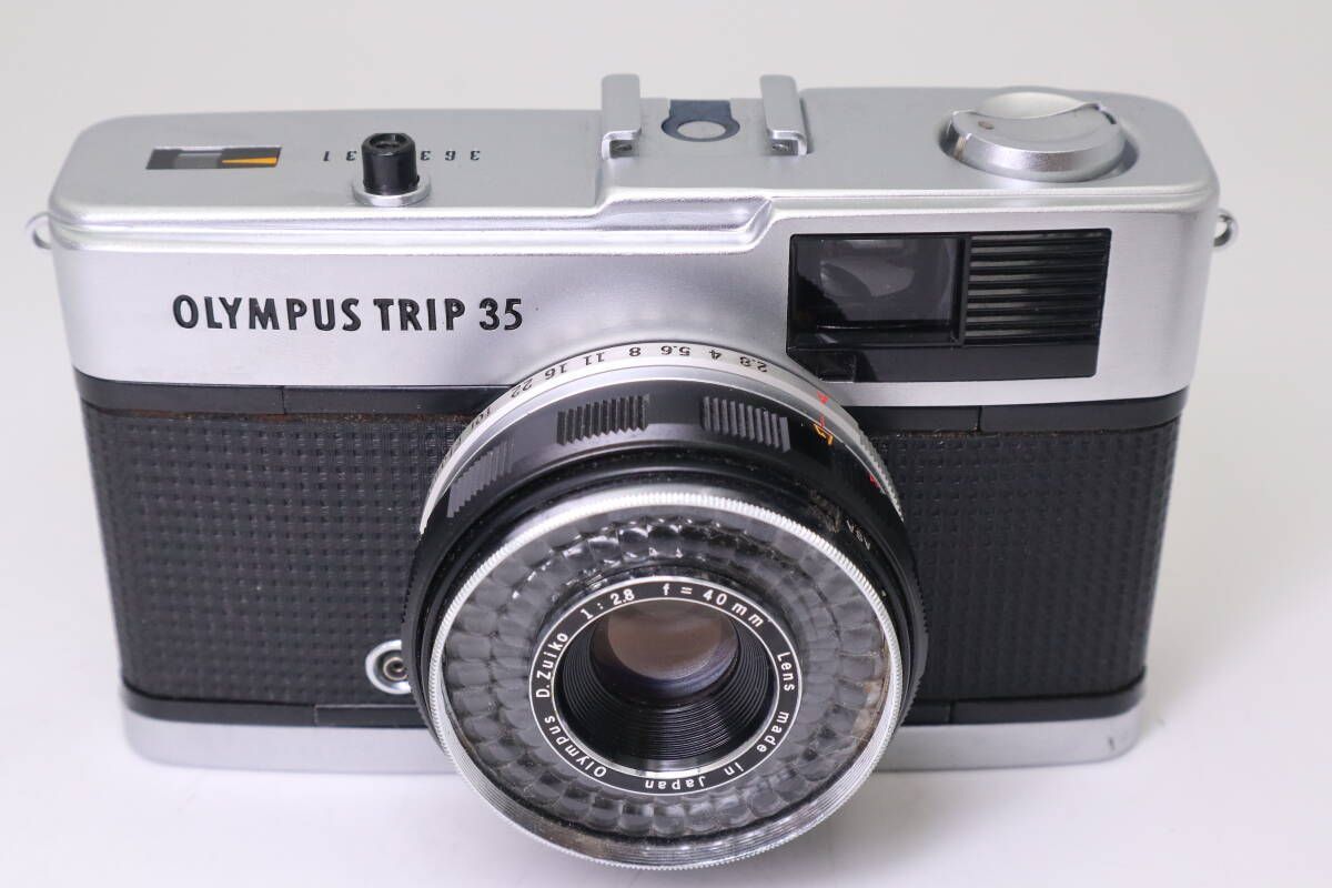 OLYMPUS TRIP 35 フィルムカメラ オリンパス シルバー f 05597