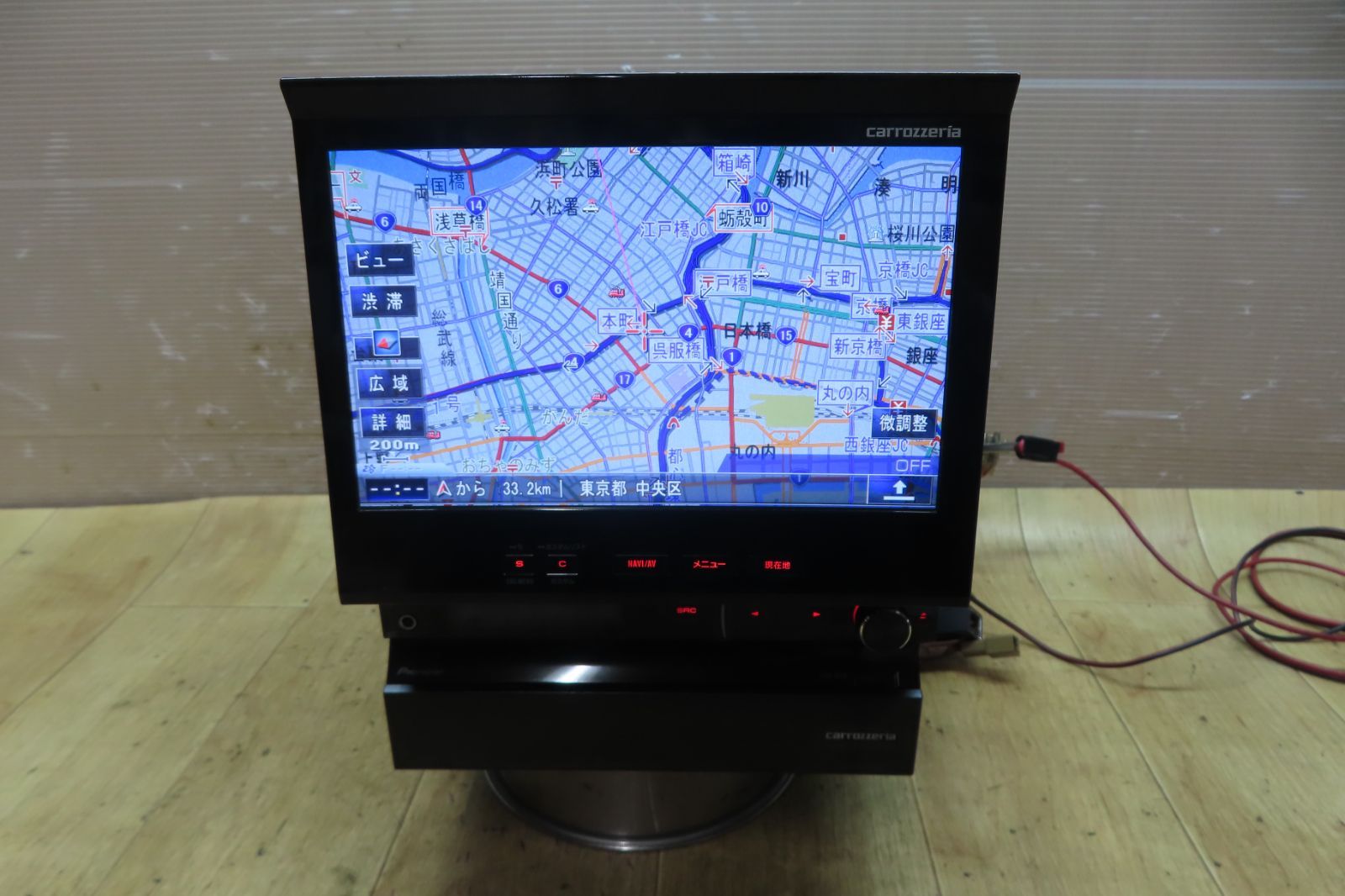 付 F3857 カロッツェリア AVIC-VH9990 HDDナビ インダッシュナビ 地図2012年 Bluetooth内蔵 CD DVD再生OK