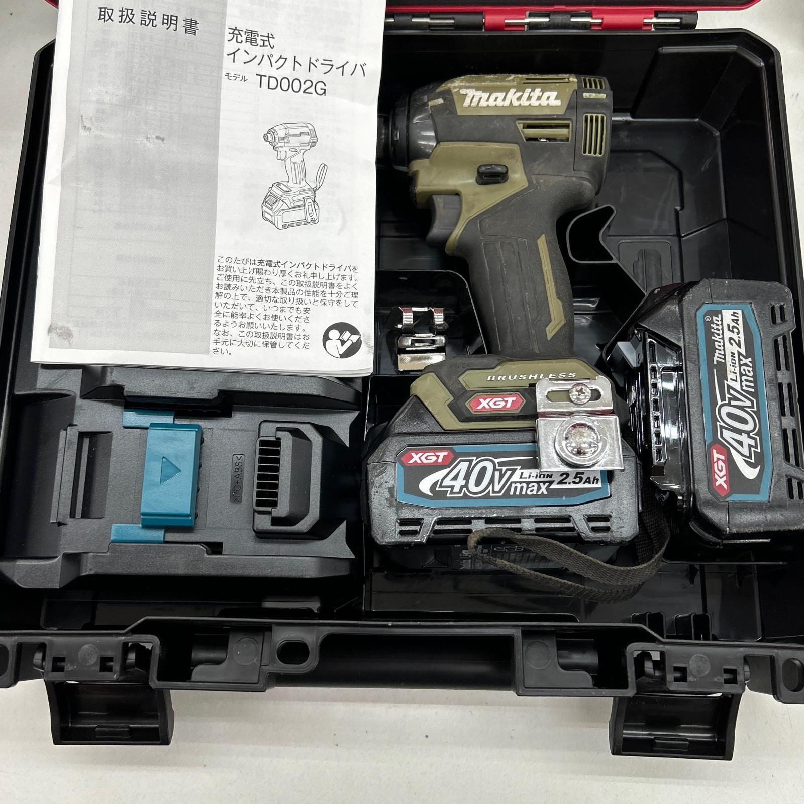MAKITA マキタ インパクトドライバ コードレス式 40vPSEマーク有 TD002GRDXO オリーブ