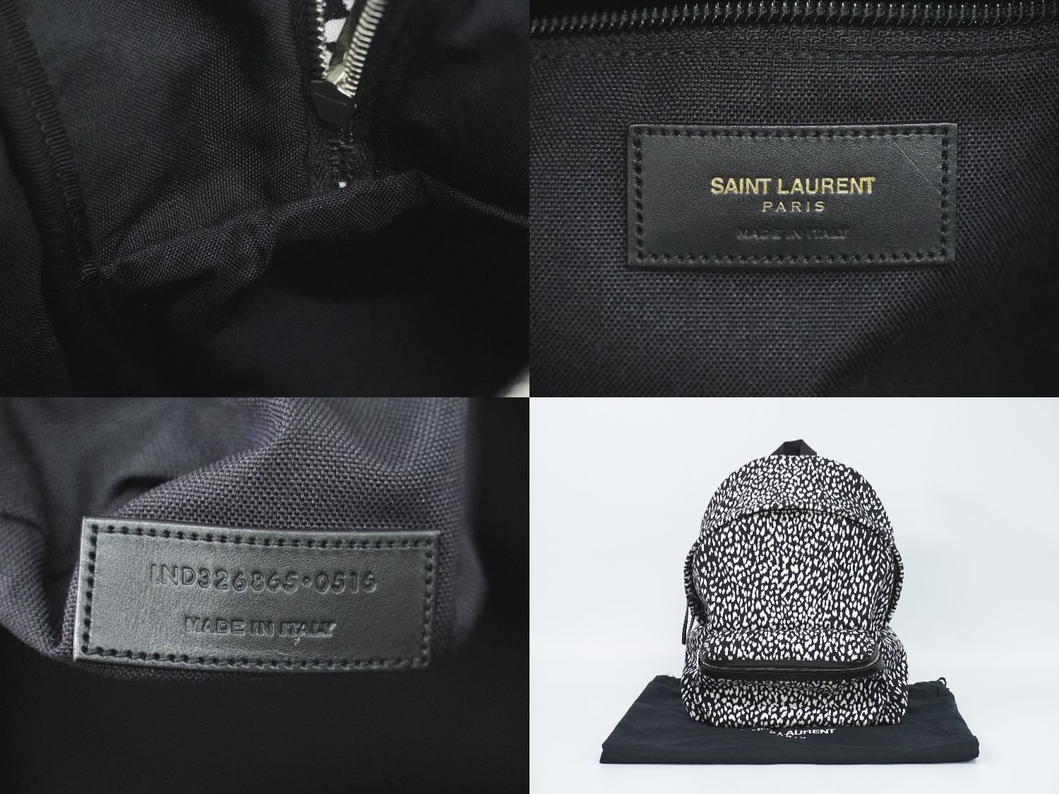 ほぼ新品❤サンローラン レオパード柄　バックパック キャンバス リュック Amazon | [サンローラン パリ] SAINT LAURENT PARIS YSL バッグ