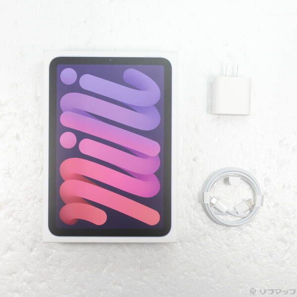 中古品〕 iPad mini 第6世代 64GB パープル 3J366J／A Wi-Fi