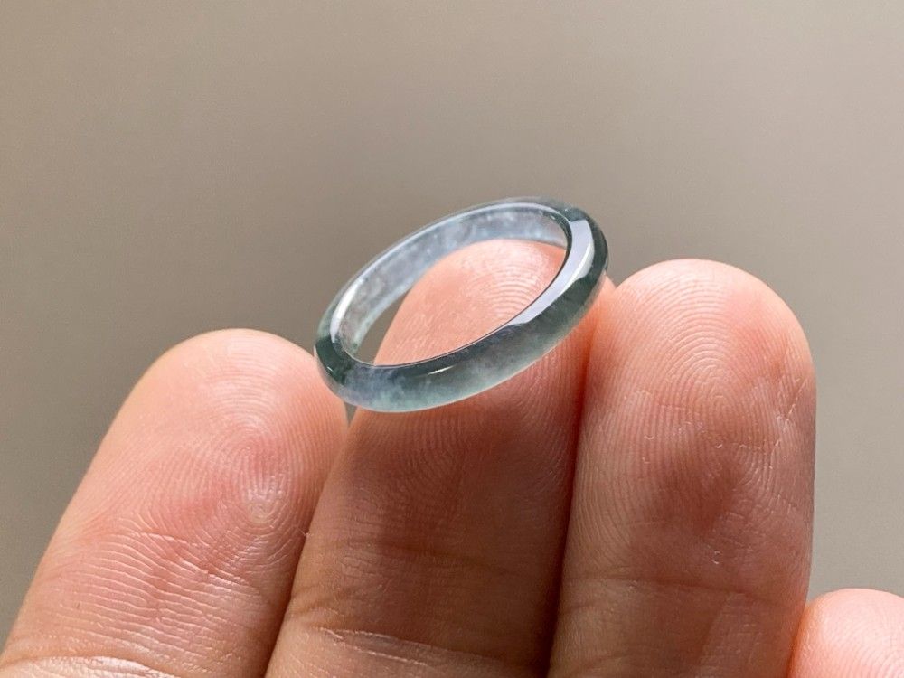 L13-175極品ピンキーリング高氷種濃陽緑4.0号グアテマラ産本翡翠くりぬき L13-42 ピンキーリング 氷種 若緑 1.0号 グアテマラ産 A貨 本