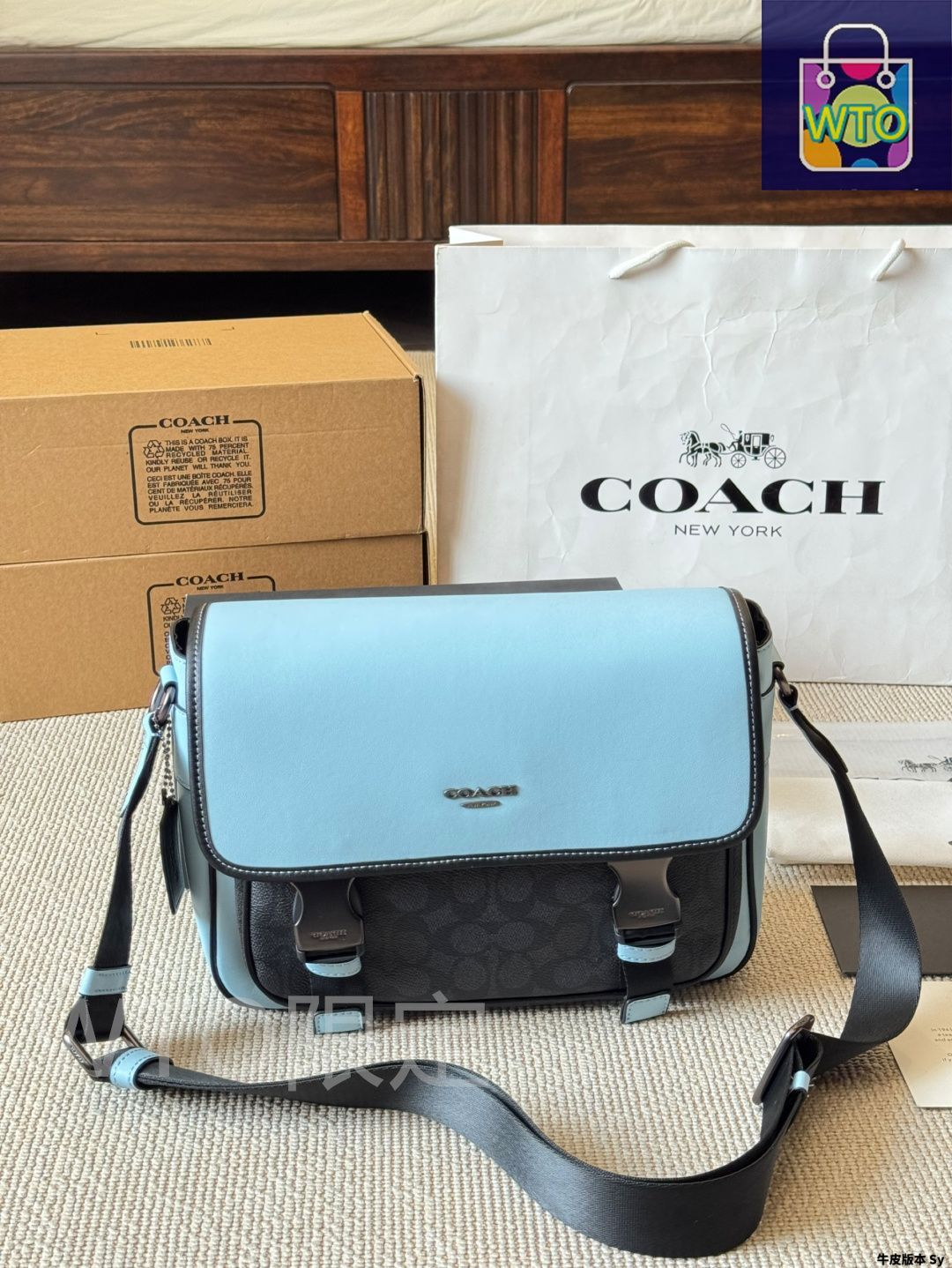 COACH コーチ　エリアス　クロスボディー　オール本革　グレー　超美品 公式】コーチアウトレット | エリアス クロスボディ